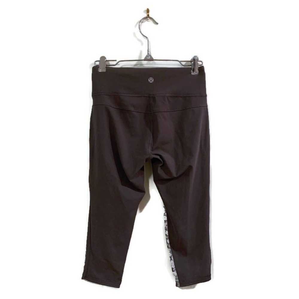 Lululemon Ignite Crop Twiggy Printed Nimbus Soot - image 4